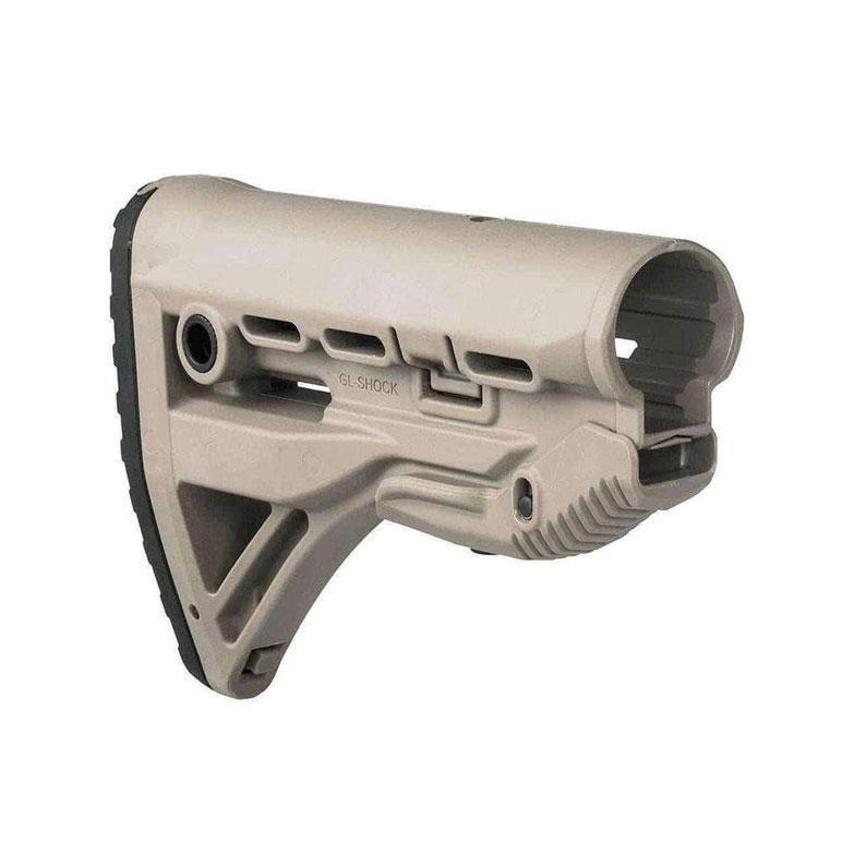 Crosse à absorption de recul FAB Defense GL-SHOCK pour AR15/M4/HK416 (tubes Mil-Spec et commerciaux)