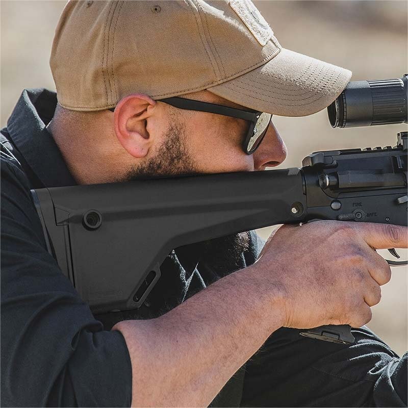 Crosse fixe MOE Rifle Stock Magpul pour AR15 et M16 rangement interne 397 g