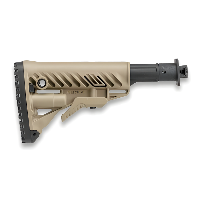 Crosse pliante FAB Defense M4-VEPR à adaptateur métal et tube télescopique pour VEPR 12 et 7.62