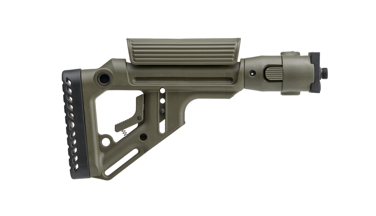 Crosse pliante FAB Defense UAS-VZ P avec appui joue intégré pour VZ.58