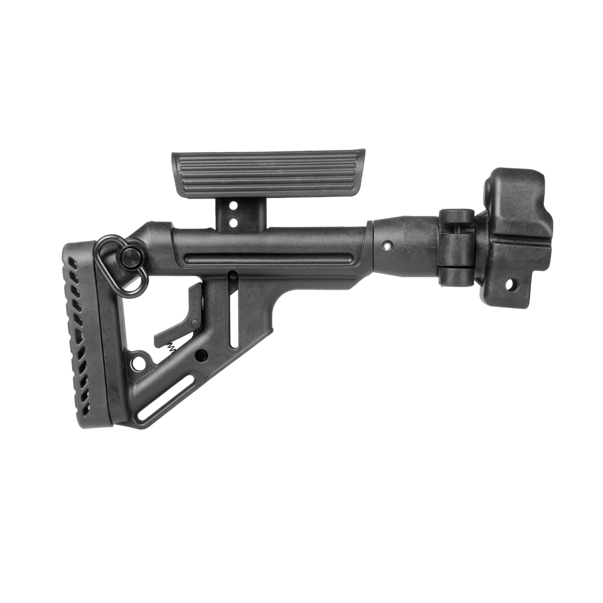 Crosse pliante FAB Defense avec appuie-joue intégré pour MP5 / 33 / 53