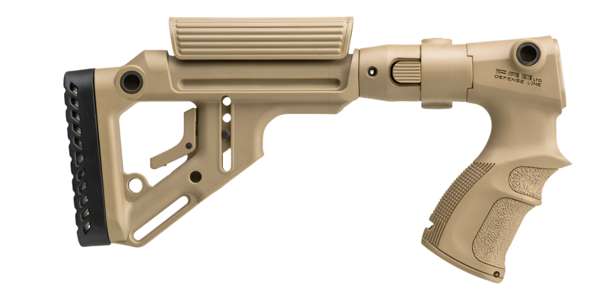 Crosse-poignée pliante FAB Defense UAS 870 avec appui-joue intégré pour Remington 870 (calibre 12)