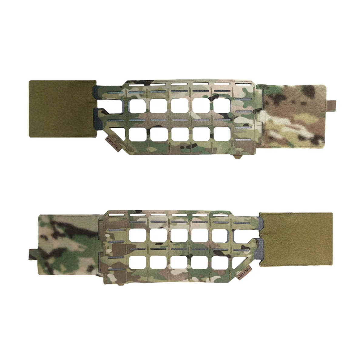 Cummerbund Agilite Warfighter semi-rigide en composite CURV 3 rangées MOLLE, 3 tailles
