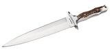 Dague Boker Colmillo HX acier ACX 390 lame 250 mm fil lisse