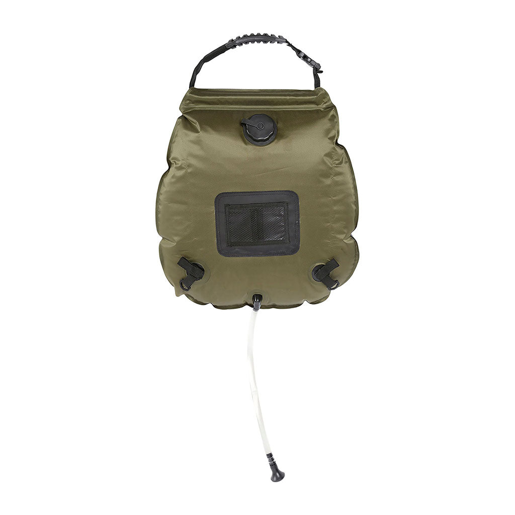 Douche solaire Ares 20 litres en nylon Oxford enduit PVC avec thermomètre intégré