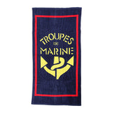 Drap de bain Ares troupes de marine 160 × 80 cm, velours et éponge, 500 g/m²
