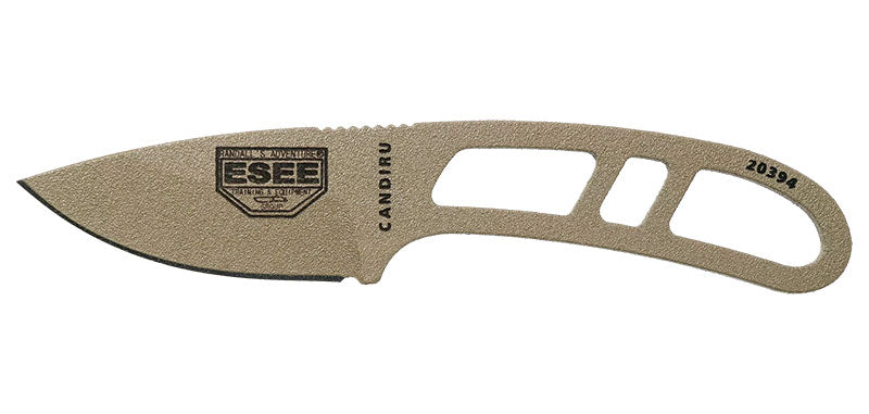 Couteau à lame fixe ESEE Candiru CANDEE acier Carbone lame 51 mm lame drop point
