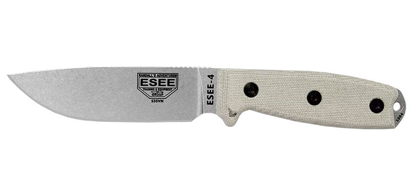 Couteau à lame fixe ESEE ESEE-4 E4P35V acier CPM S35VN lame 116 mm