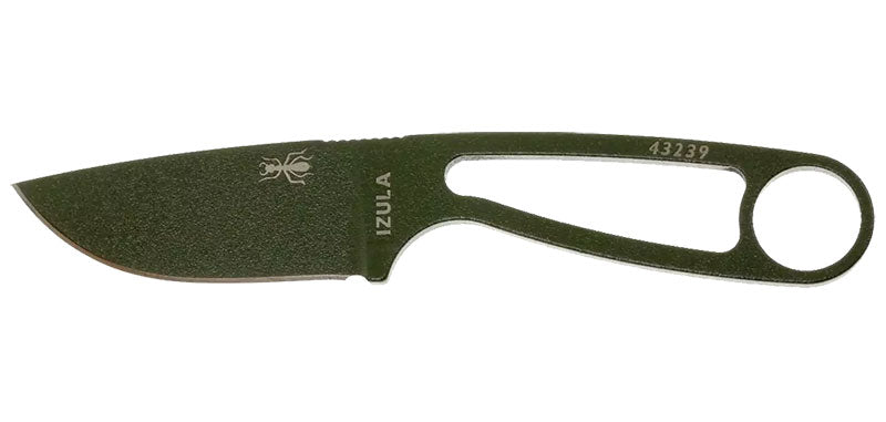 Couteau à lame fixe ESEE Izula IZULAB acier Carbone lame 62 mm lame drop point