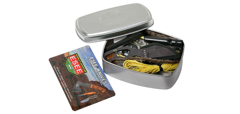 Couteau à lame fixe ESEE Mini Kit de survie avec couteau Pinch acier Carbone lame 33 mm