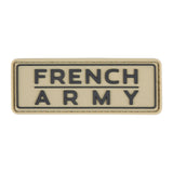Écusson French Army Ares en PVC souple à dos auto-agrippant pour tenue et sac