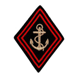 Écusson losange doré des troupes de marine Ares à dos auto-agrippant