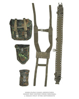 Ensemble de brêlage standard en cinq pièces de la Bundeswehr, occasion, lot de 5