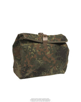 Étui de masque de la Bundeswehr avec bandoulière, vendu vide, occasion, lot de 5