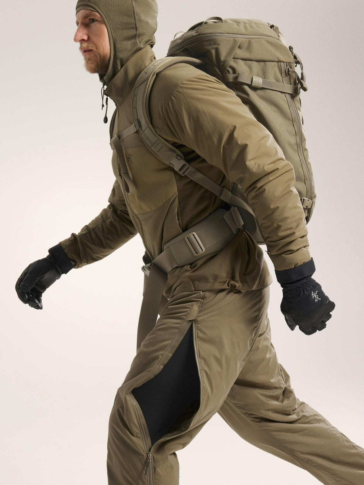 Pantalon chaud Arc'teryx LEAF Atom LT Pant Gen 2 isolant compressible à glissières complètes