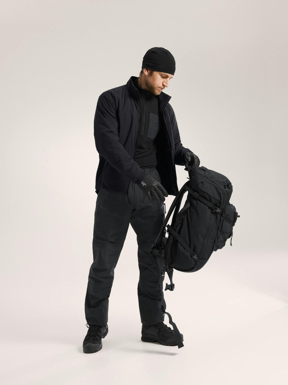 Maillot de corps Arc'teryx LEAF Cold WX Zip Neck AR première couche à quart de glissière