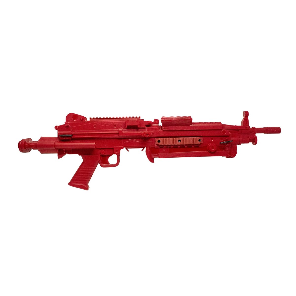 Fusil d'entraînement ASP Red Gun M249 Minimi Para inerte 81 cm rails amovibles