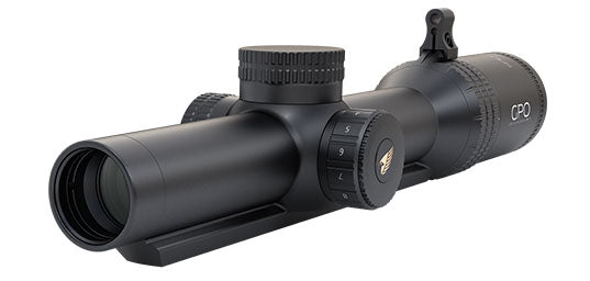 Lunette Rail GPO Spectra 6X 1-6x24 grossissement 1-6 x 24 mm champ 42 m - 7 m à 100 mètres