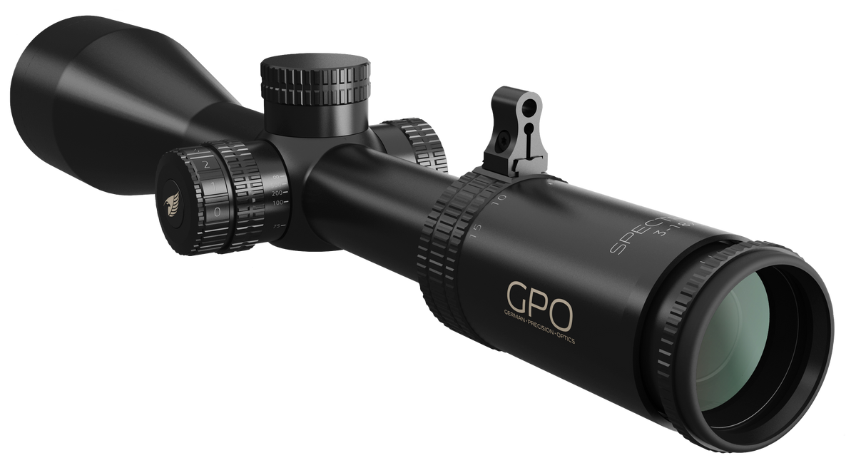 Lunette GPO Spectra 6X 3-18x56 grossissement 3-18 x 56 mm champ 11,1 m - 1,9 m à 100 mètres
