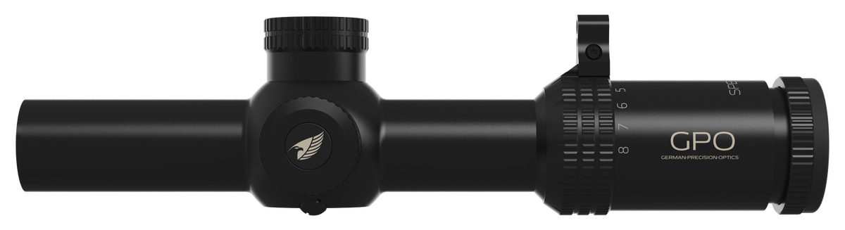 Lunette GPO Spectra 8X 1-8x24 grossissement 1-8 x 24 mm champ 40,4 m - 4,8 m à 100 mètres