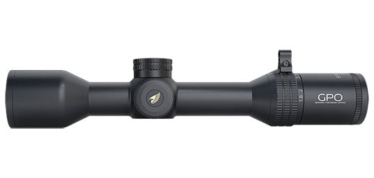 Lunette GPO Spectra 8X - 1,6-13x44 grossissement 1,6-13 x 44 mm champ 25,6 m – 3,2 m à 100 mètres