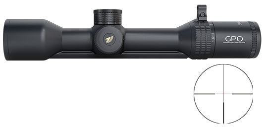 Lunette rail GPO Spectra 8X - 1,6-13x44 grossissement 1,6-13 x 44 mm