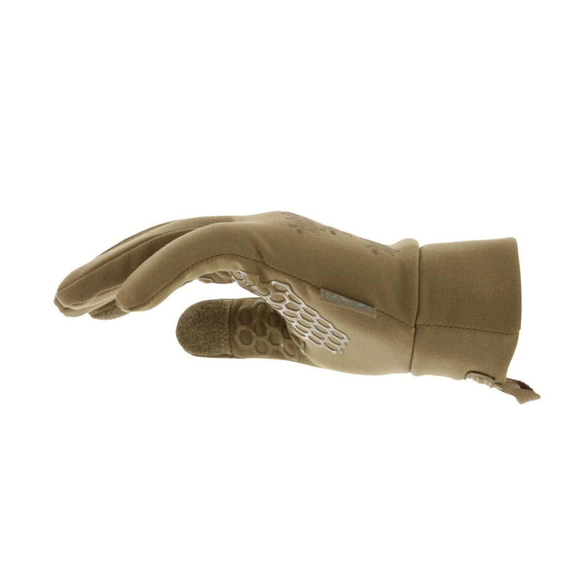 Gants Mechanix ColdWork Base Layer en softshell doublé micro-polaire, port en sous-gant