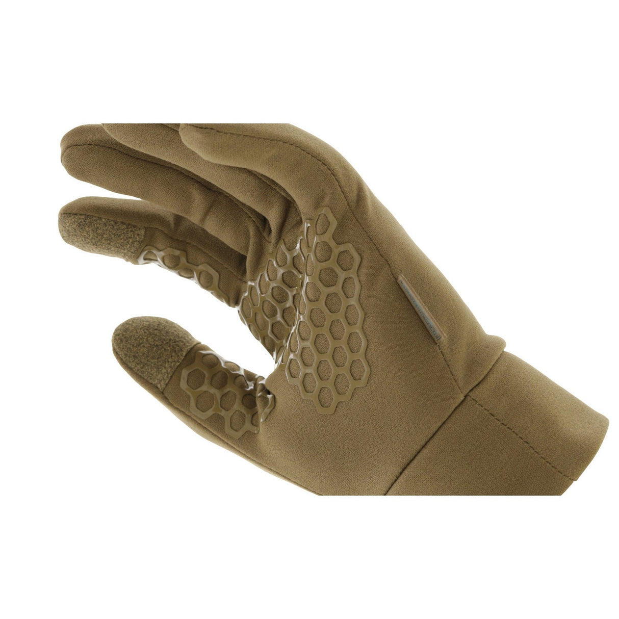 Gants Mechanix ColdWork Base Layer en softshell doublé micro-polaire, port en sous-gant