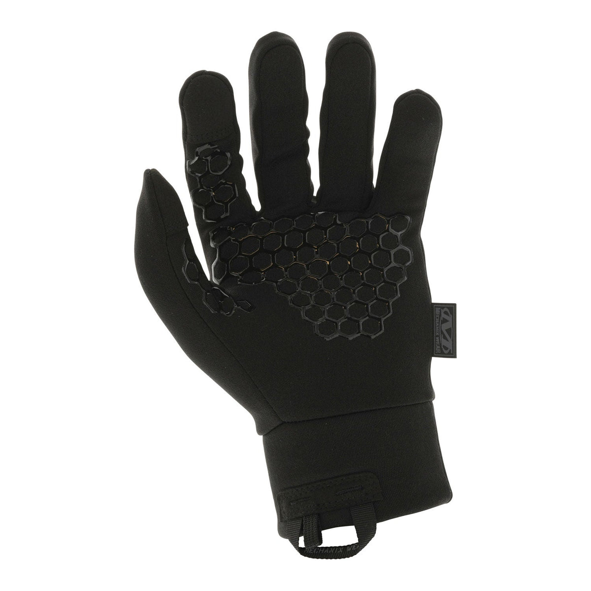 Gants Mechanix ColdWork Base Layer en softshell doublé micro-polaire, port en sous-gant