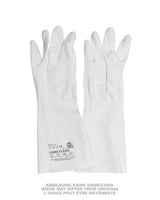 Gants à crispin en caoutchouc de la Bundeswehr, surplus militaire d'occasion, lot de 10