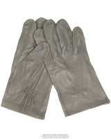 Gants à doigts en cuir non doublés de la Bundeswehr, surplus d'occasion, lot de 10
