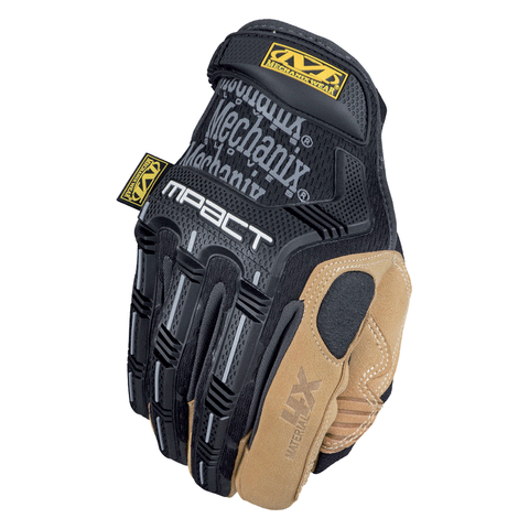 Gants coqués Mechanix M-Pact Material4X à renfort Armortex et D3O, EN 388 2131XP