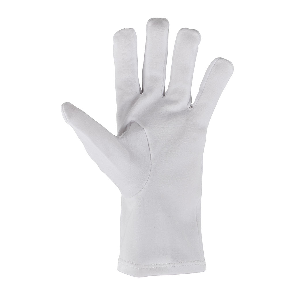 Gants de cérémonie Ares lavables, coupe ajustée pour tenue de sortie et prise d'armes