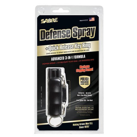 Gaz lacrymogène Sabre Red 3 en 1