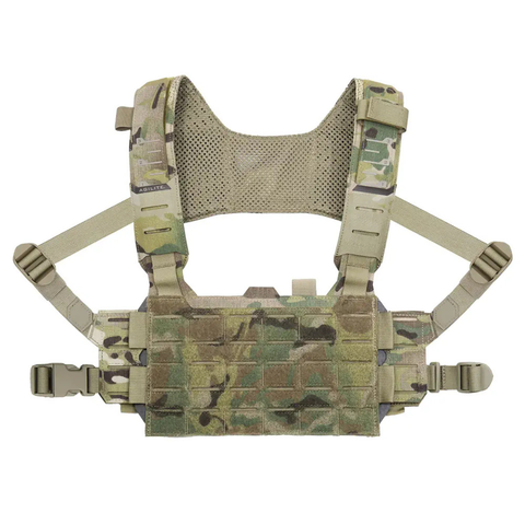 Gilet chest rig Agilite Reaper 380 g compatible placard et MOLLE à harnais HX ajouré