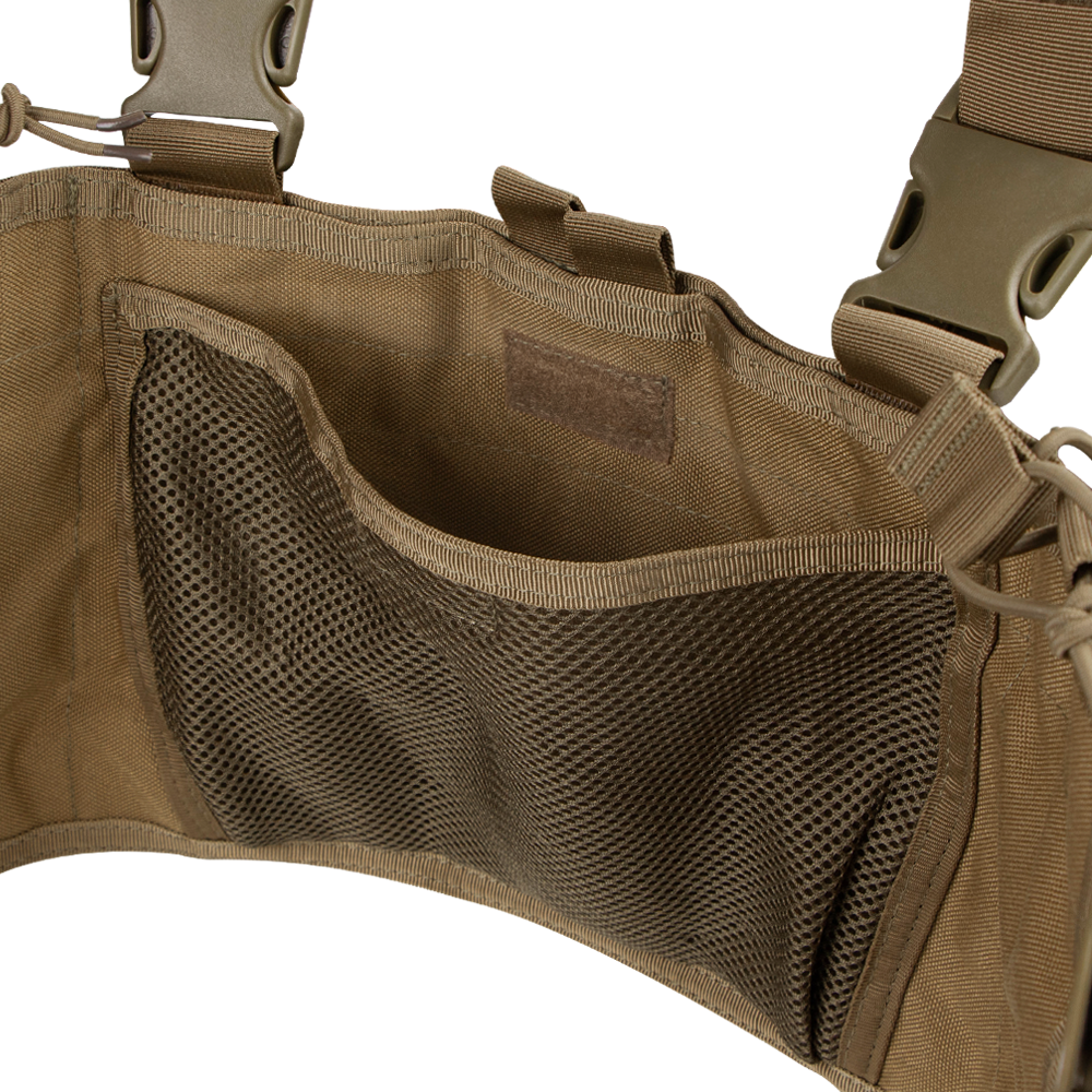 Gilet chest rig Condor Recon six chargeurs fusil et six chargeurs de pistolet