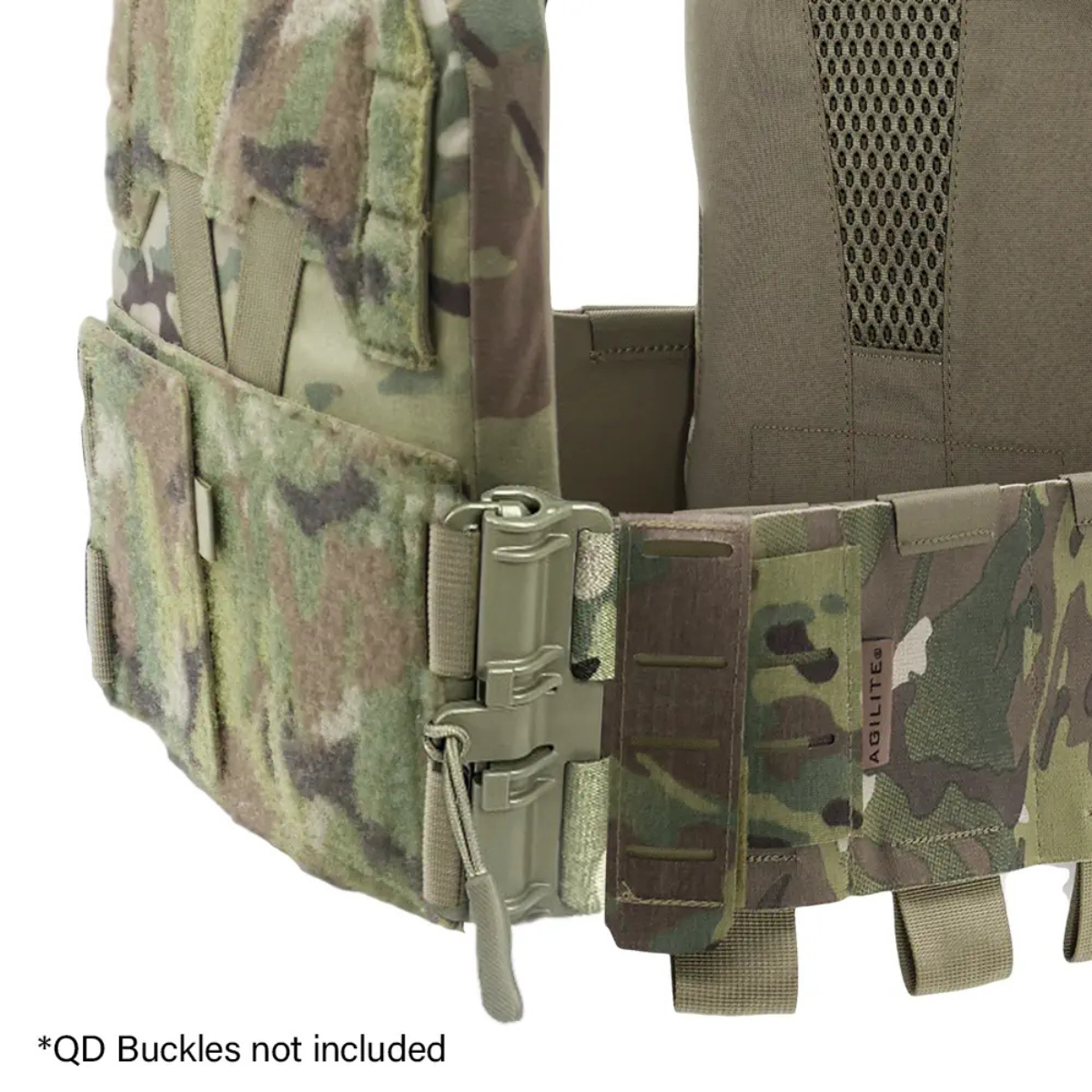 Gilet porte-plaques Agilite Sub-Zero de 570 g avec cummerbund élastique modulaire