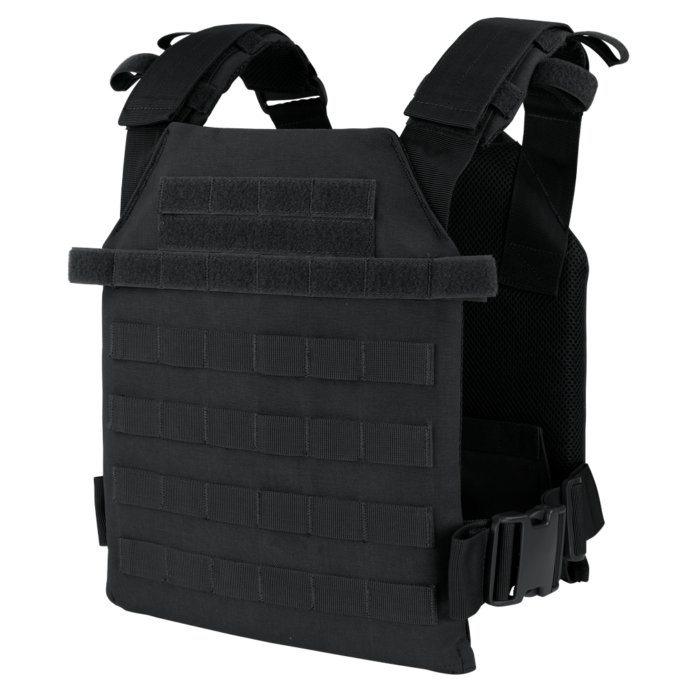 Gilet porte-plaques Condor Sentry réglable de 81 à 137 cm boucles à dégagement rapide