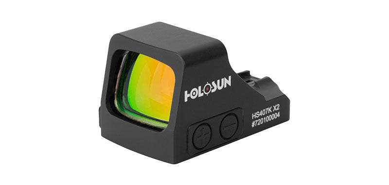 Holosun Reflex 407K X2 - Dot 6 MOA 28 g pour l'acquisition rapide à courte et moyenne distance