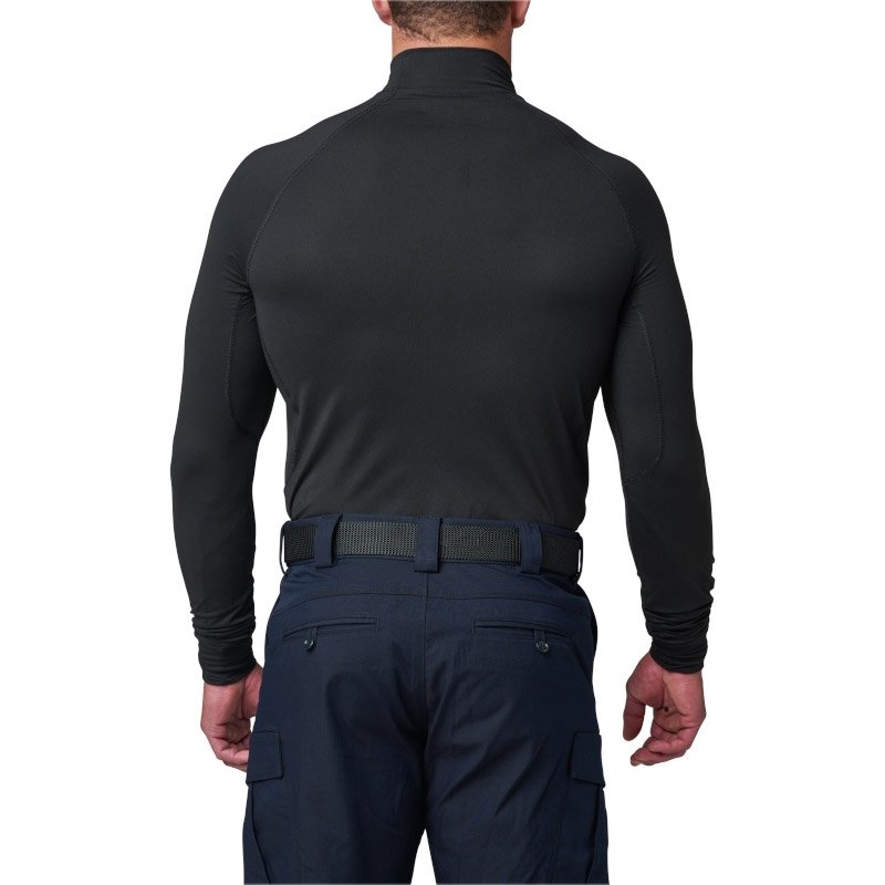 Haut Mock Neck 5.11 Tactical en jersey 87 % polyester 13 % élasthanne manches longues