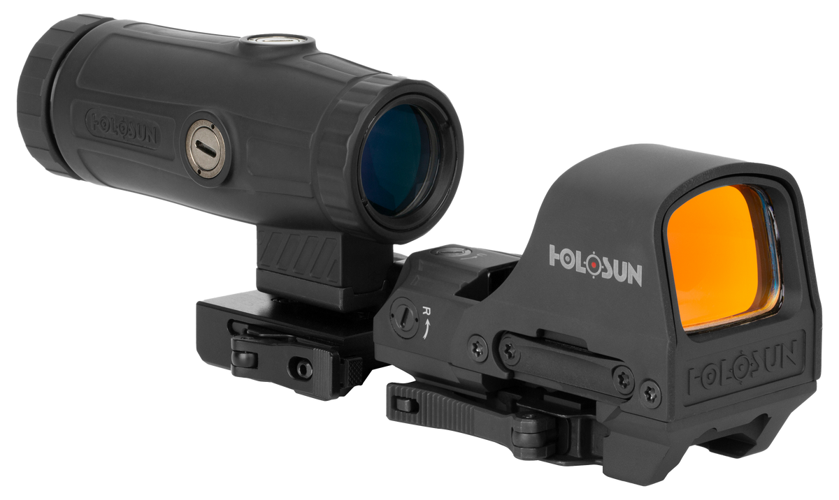 Holosun Pack Reflex 510C + Magnifier HM3X 140 g pour l'acquisition rapide