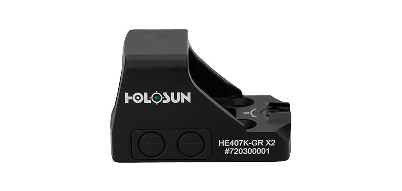 Holosun Reflex 407K X2 - Dot 6 MOA 28 g pour l'acquisition rapide à courte et moyenne distance