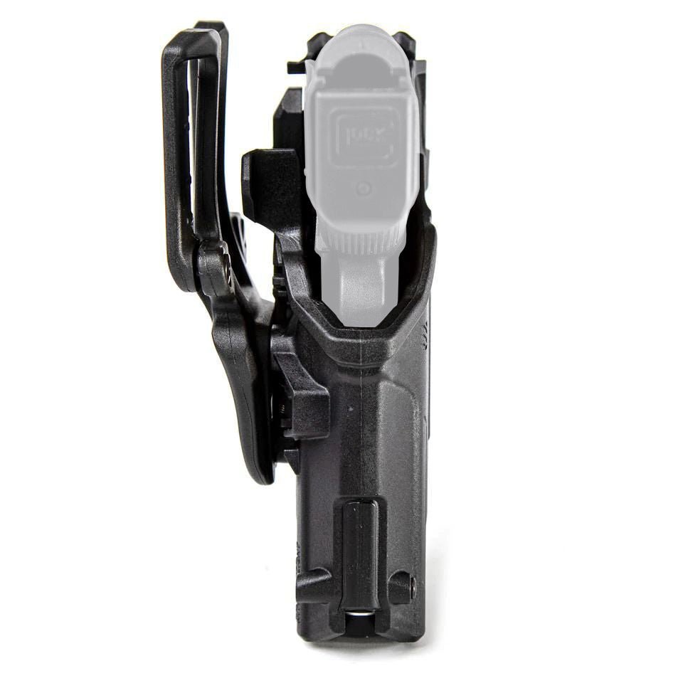Holster Blackhawk T-Series™ L2D pour Glock 17/19 avec lampe et viseur point rouge