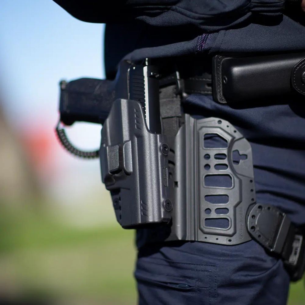 Holster à rétention GK Pro Glock 17/19 injecté port haut réglable 5 positions