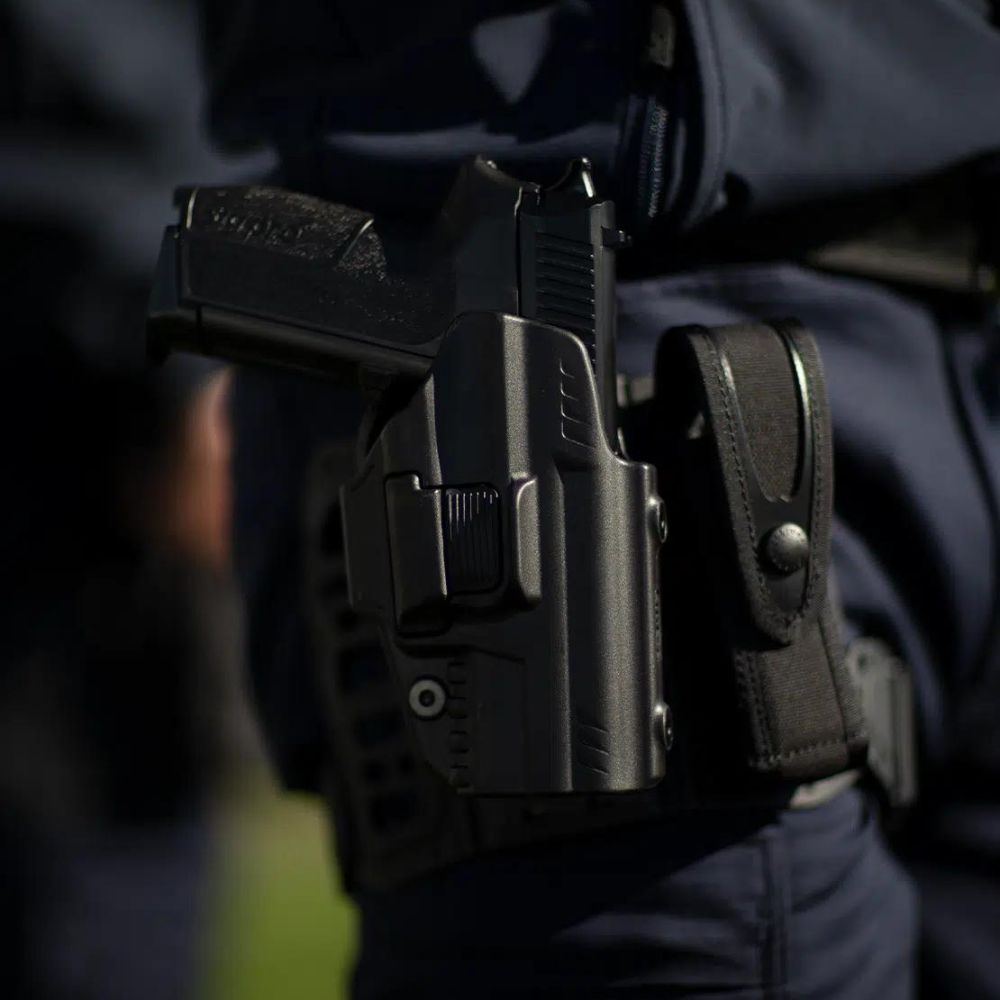 Holster à rétention GK Pro Glock 17/19 injecté port haut réglable 5 positions
