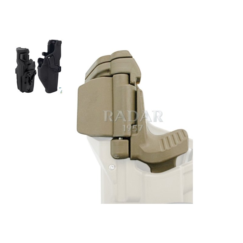 Holster de ceinture Safe Index & Thumb Glock 17 gaucher niveau III avec déport bas