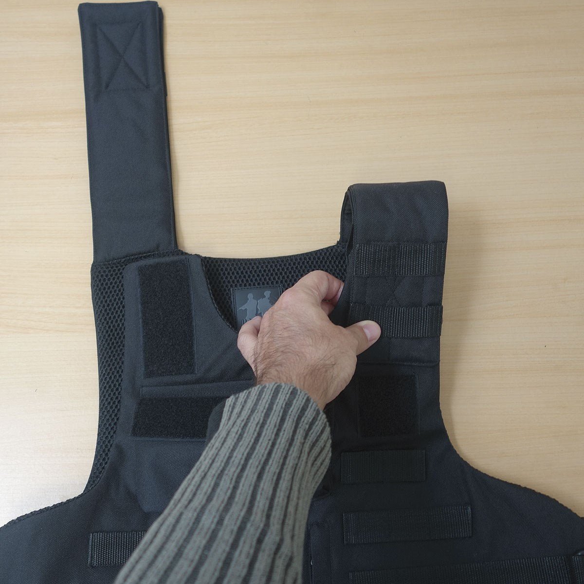 Housse de gilet pare-balles Patrol Equipement MOLLE en polyester 600D enduit PVC