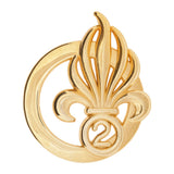 Insigne de béret Boussemart 2e Régiment étranger d'infanterie en zamac injecté