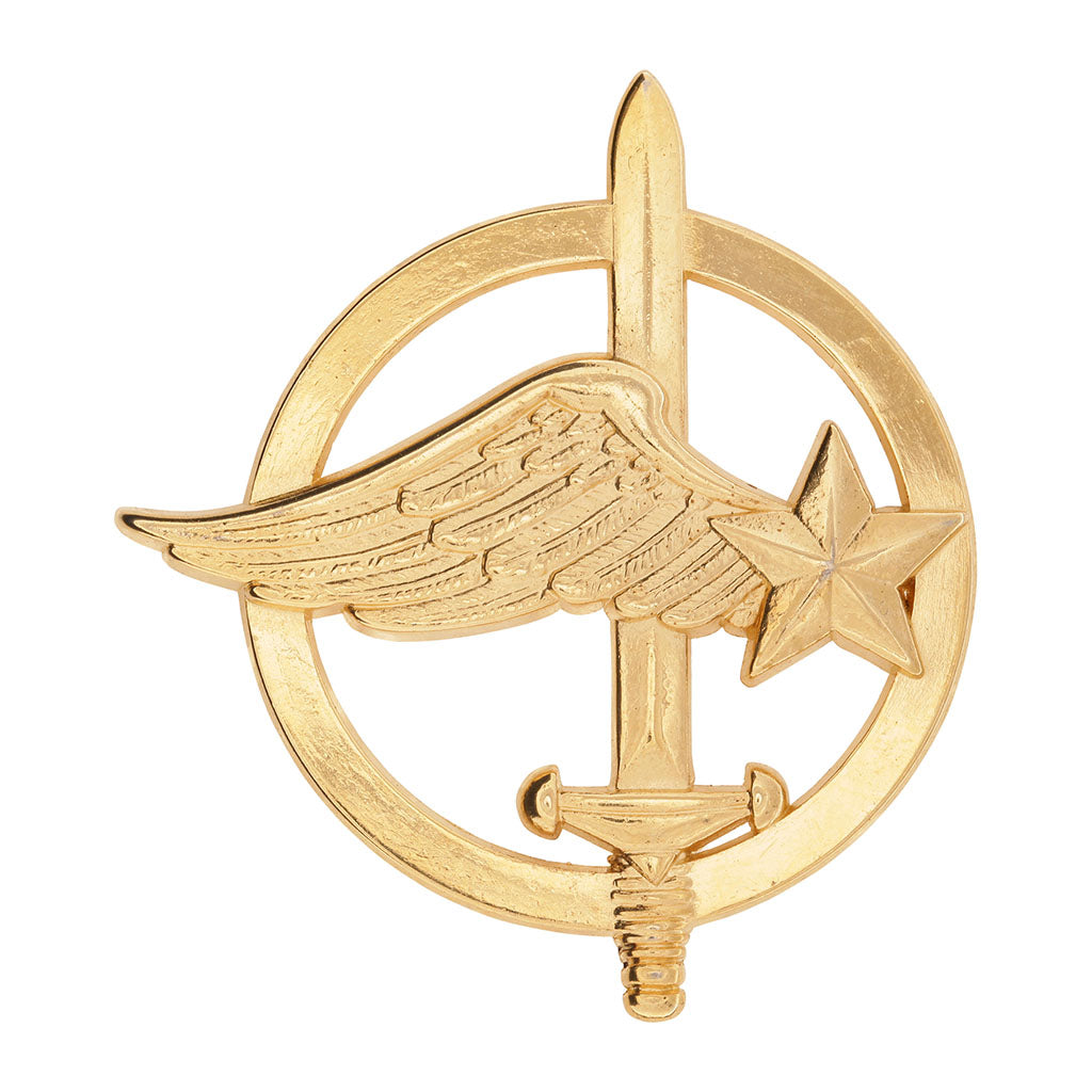 Insigne de béret Commando de l'air Boussemart en zamac injecté revers épingle ou clou