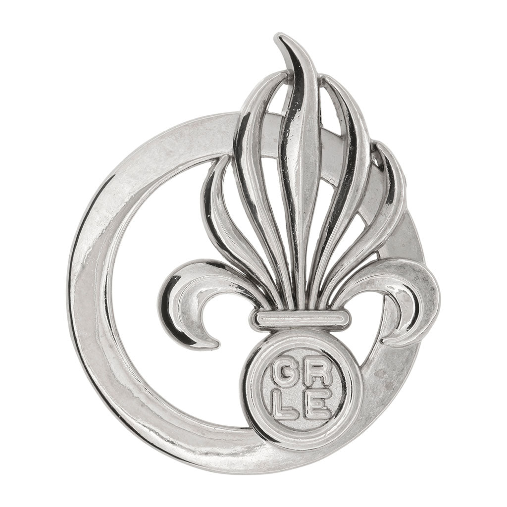 Insigne de béret GRLE Boussemart en zamac injecté à gravure traditionnelle